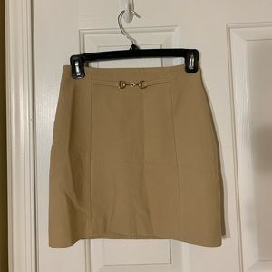 H&M Beige Skirt (Size 0)